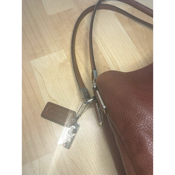 Coach Phoebe Madison Boho Leather Shoulder Bag Brown - Picture 4 of 14